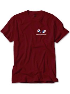 Bmw New Logo Motorsports Kırmızı Tişört Liyada