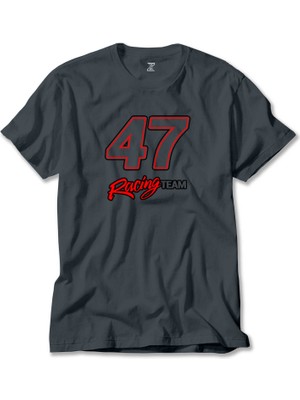Moto 47 Racing Team Füme Tişört Liyada