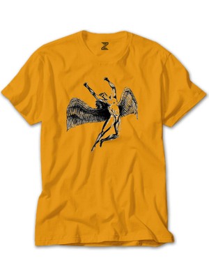 LED Zeppelin Icarus Angel Sarı Tişört Liyada