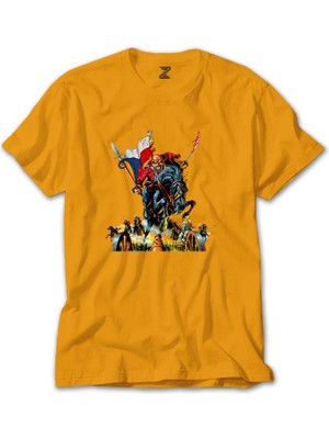 Iron Maiden Warriors Sarı Tişört Liyada