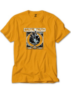 Brutal Truth End Time Sarı Tişört Liyada