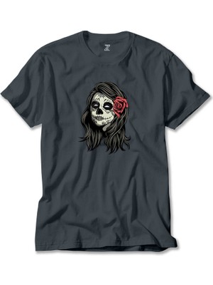 La Calavera Portre Füme Tişört Liyada