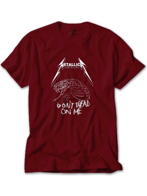 Metallica Don't Tread On Me Kırmızı Tişört Liyada