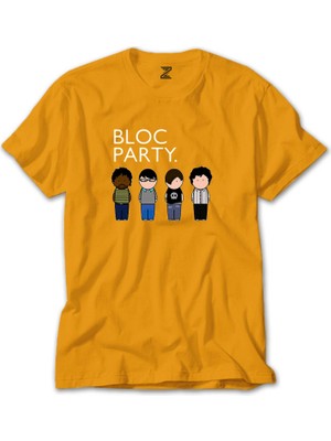 Bloc Party Grup Sarı Tişört Liyada