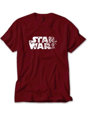 Star Wars Logo 2 Kırmızı Tişört Liyada