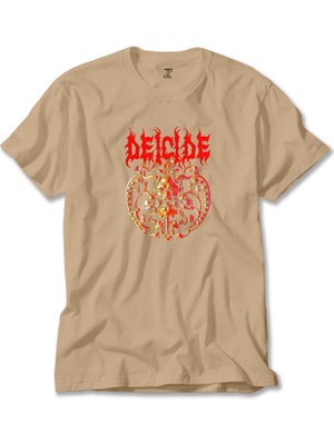 Deicide Album Krem Tişört Liyada