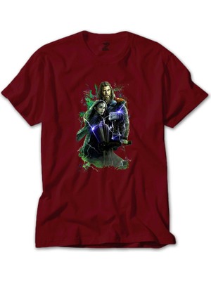 Thor Stained Banner Kırmızı Tişört Liyada