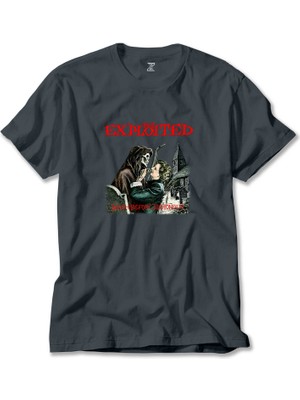 The Exploited Death Before Dishonour Füme Tişört Liyada