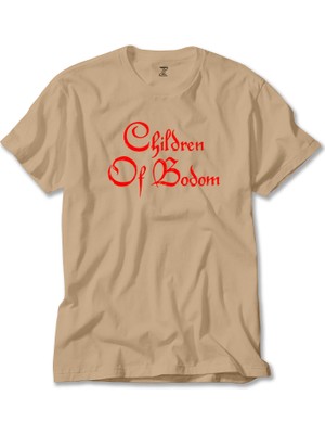 Children Of Bodom Yazı Krem Tişört Liyada