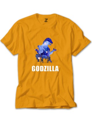 Godzilla In City Sarı Tişört Liyada