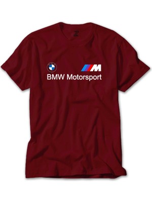 Bmw Logo M Power Motorsport Kırmızı Tişört Liyada