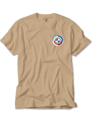 Bmw New Logo 2023 Black Krem Tişört Liyada