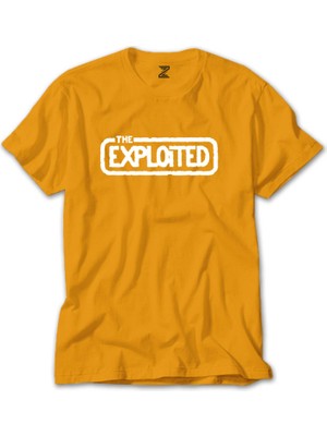 The Exploited Logo Sarı Tişört Liyada