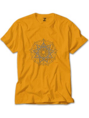 Slipknot Pentagram Symboll Sarı Tişört Liyada