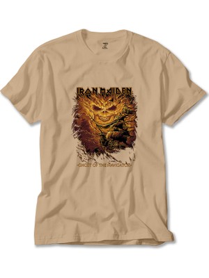 Iron Maiden Ghost Of The Navigator Krem Tişört Liyada