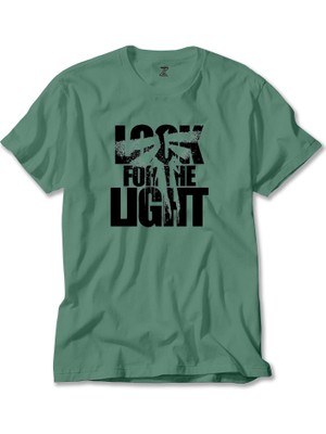 The Last Of Us Look For The Light Text Yeşil Tişört Liyada