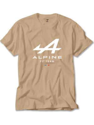 Alpine F1 Krem Tişört Liyada
