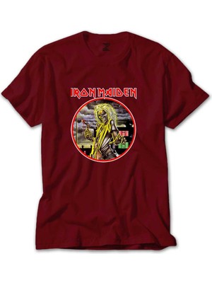 Iron Maiden Killers Kırmızı Tişört Liyada