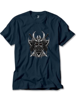 Samurai Black Lacivert Tişört Liyada