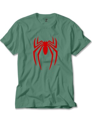 Spider-Man Logo Yeşil Tişört Liyada