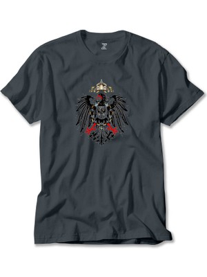 Hearts Of Iron 4 Imperial Coat Of Arms Of Germany Füme Tişört Liyada