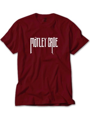 Mötley Crüe Logo Kırmızı Tişört Liyada