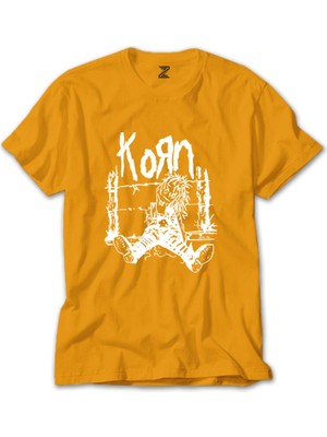 Korn Tired Scarecrow Sarı Tişört Liyada