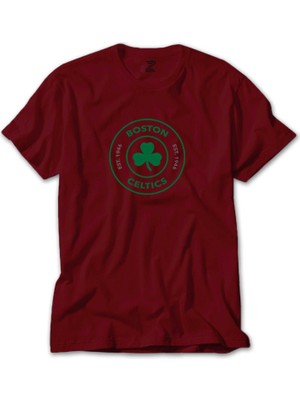 Boston Celtics Logo Kırmızı Tişört Liyada
