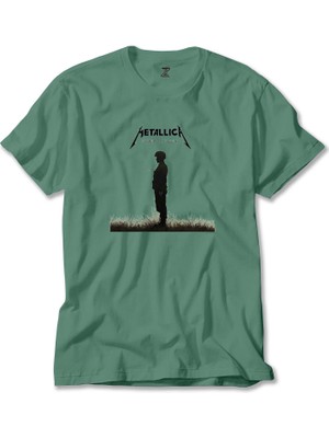 Metallica Master Of Puppets Metal Soldier Yeşil Tişört Liyada