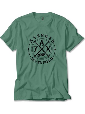 Avenged Sevenfold Figure Yeşil Tişört Liyada