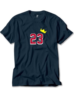 Michael Jordn 23 King Lacivert Tişört Liyada