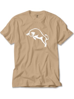 Boğa Siluet Krem Tişört Liyada