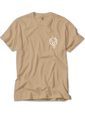 Opeth Logo Amblem Krem Tişört Liyada