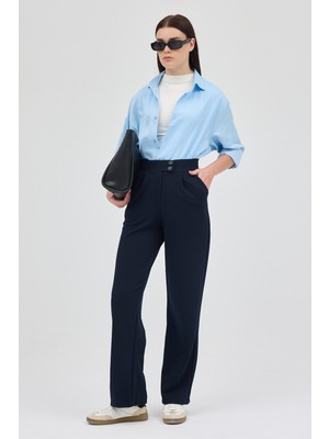 Rays Laci Çift Düğmeli Kadın Pantolon 5010