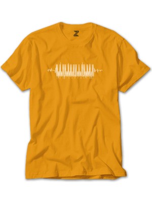 Piano Beat Sarı Tişört Liyada