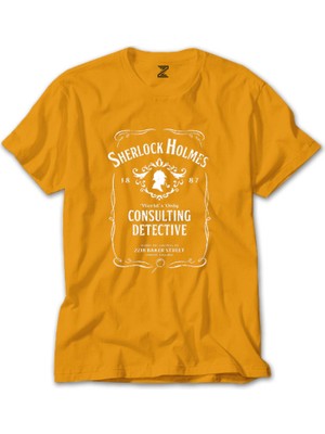 Sherlock Holmes Consulting Detective Sarı Tişört Liyada