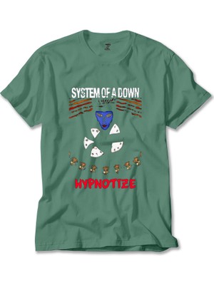 System Of A Down Hypnotize Yeşil Tişört Liyada