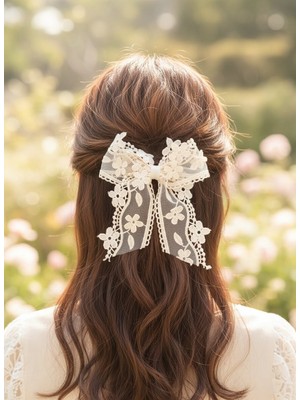 Toka Delisi Sınırlı Sayıda Kadin Xl Otomatik Büyük Fiyonk Toka El Yapımı Klipsli