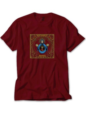 Batushka Raskol Design Kırmızı Tişört Liyada