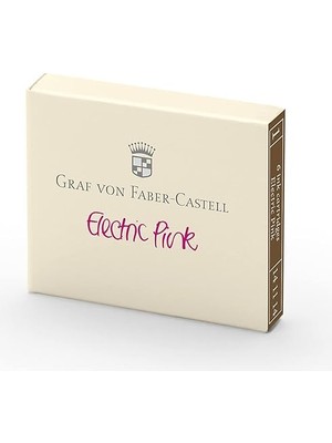 Misda Store Von Faber-Castell Dolma Kalem Kartuşu 6'lı Pembe