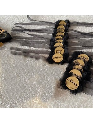 Evsay Pleksili Isme Özel Bileklik Lacivert 10 Adet