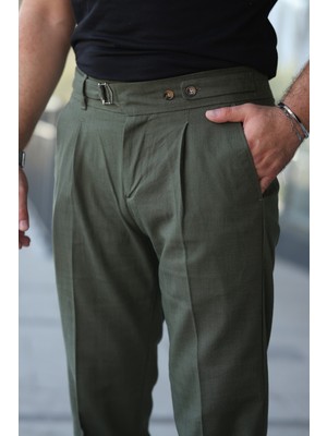 Baselco Tasarım Italyan Model Keten Pantolon