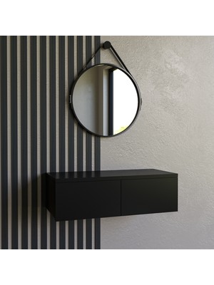 2 Çekmeceli 100CM Modern Dresuar, Makyaj Masası, Konsol,duvarrafı Mdf