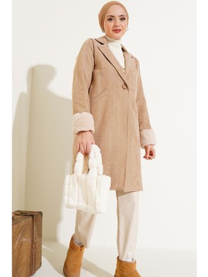 Bigdart Kadın Kaban 9145 Bej