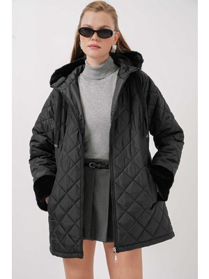 Bigdart Kadın Mont 5197 Siyah