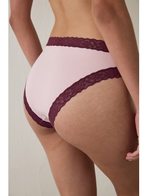 Penti Gül Kurusu Dantelli Pamuklu Normal Bel Hipster Külot