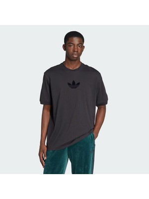 adidas Erkek  Siyah  T-shirt Oversize tee JW5913