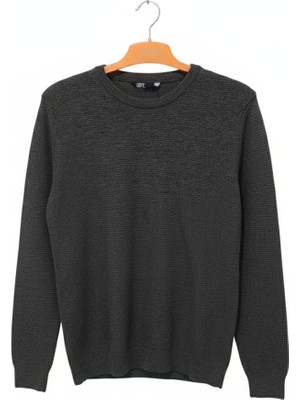 Loft Erkek Kazak LF2040477 Anthracıte Melange