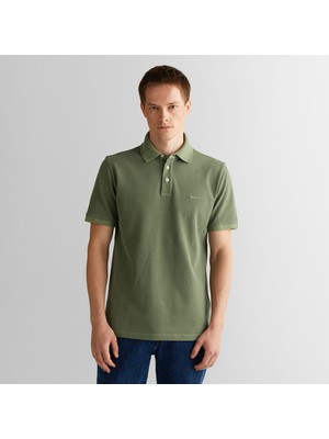 Gant Erkek Yeşil Regular Fit Polo