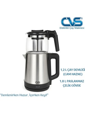 CVS Dn 1551 Elektrikli Çay Makinesi